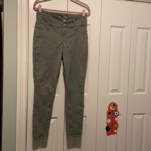 Refuge high waisted green pants